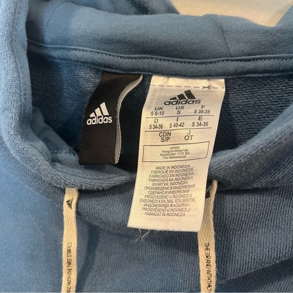 Adidas Oversized Women's Teal Hoodie - Picture 3 of 6